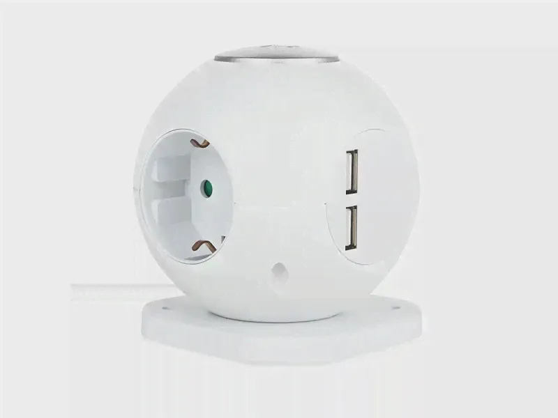 Сетевой фильтр Rombica NEO SPHERUM White, пластик, 12 1 х 3 10 4, - 595572, белый-0