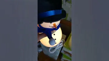 снеговик ночник силиконовый юсб зарядка