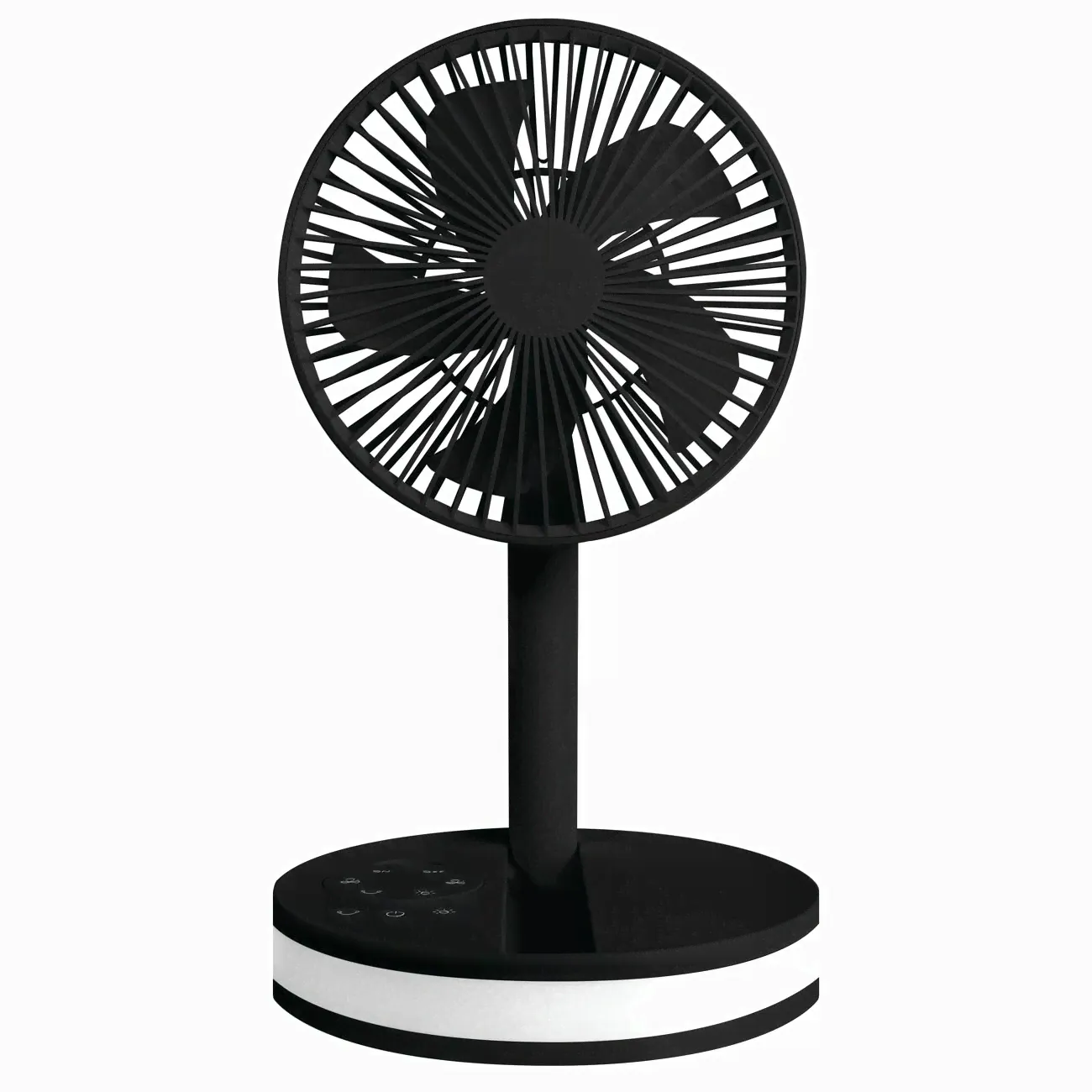 Rombica Напольный вентилятор Flow Flex Sola Black (R2D2-046), черный