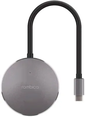 Адаптер USB Type-C Rombica TC-00060 4 х USB 3.0 USB Type-C серый