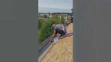 Как стелить мягкую черепицу без строительных лесов? #roofmast #кровля