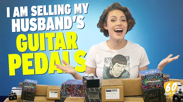 I AM SELLING MY HUSBAND'S GUITAR PEDALS! - (is this a good video?)