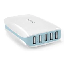 Сетевое зарядное устройство Rombica NEO C25, 5 USB, 7.5A White