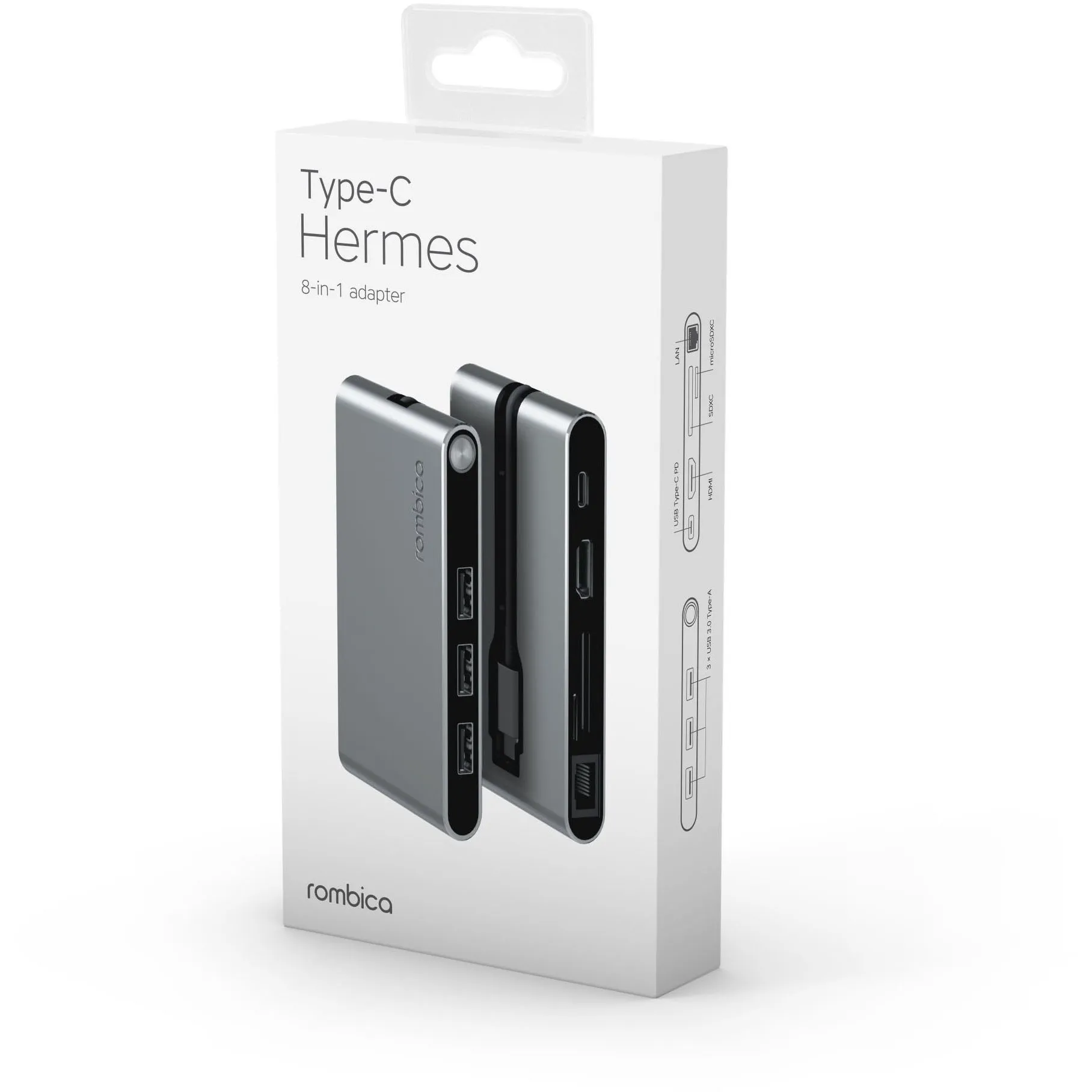 Rombica Type-C Hermes картридер / usb-хаб-4