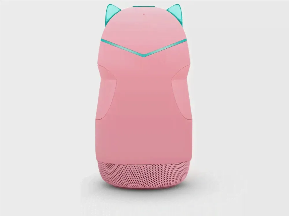 Колонка беспроводная Rombica Mysound Kitty 3C, розовая - купить с логотипом на заказ в Москве и СПб | Иллан Гифтс-0