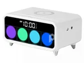 Часы с беспроводным зарядным устройством Rombica Timebox 1, белый, арт. 595510