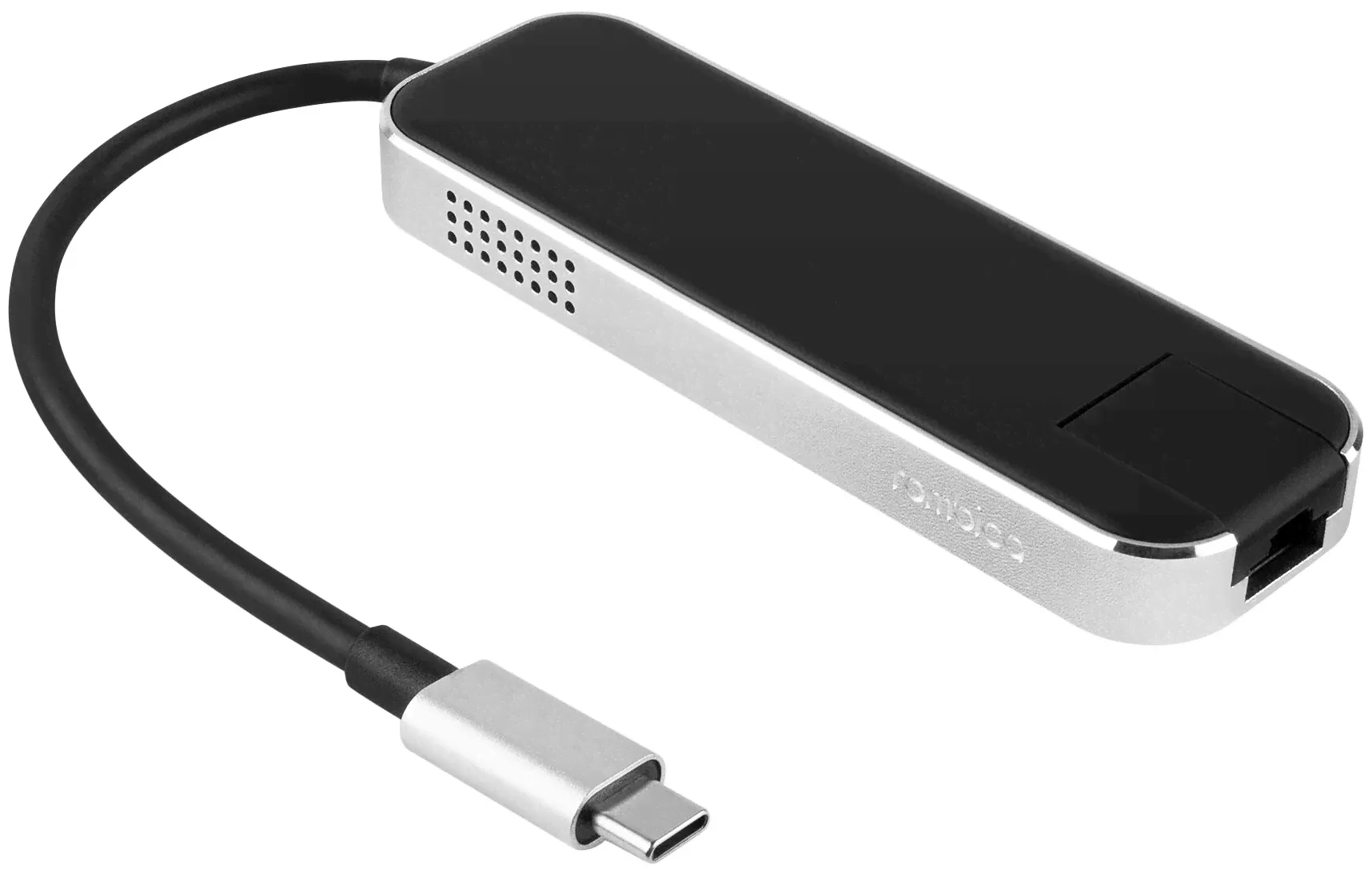 Rombica USB Type-C Хаб Rombica Type-C Chronos. Цвет: зеленый (tc-00252) картридер / usb-хаб-3