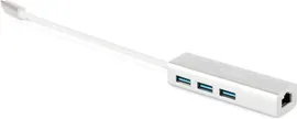 USB хаб Rombica Type-C M1, серебристый