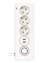 Сетевой фильтр Rombica Neo WC3U 3 Sockets 2 microUSB 1.5m White PSE-003, Neo WC3U