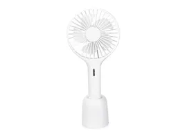 Вентилятор настольный и ручной со встроенным аккумулятором 1200 мАч Rombica FLOW Breeze (R2D2-051) White