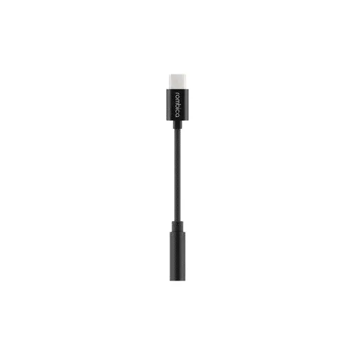 Переходник Rombica Type-C to 3.5 mm mini-Jack + Type-C (2в1) TC-00190