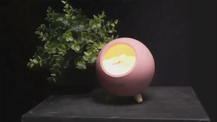 Беспроводной ночник Rombica LED Momo Pink. Элегантный дизайн, впишется в любой интерьер.