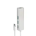 Переходник Rombica Type-C M1, USB Type-C 3.0 - 3xUSB 3.0, LAN