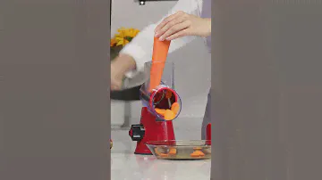 Geedel versatile rotary grater can cut cheese, carrot, radish, zucchini, chocolate, nuts in seconds.