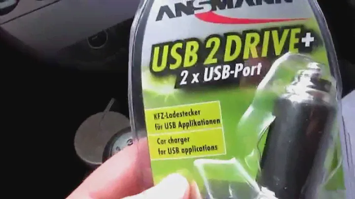 Unboxing. Зарядка от прикуривателя Ansmann USB 2 Drive +