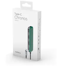 Rombica Разветвитель Rombica Type-C Chronos - Black картридер / usb-хаб