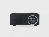 Проектор портативный со встроенной батареей Rombica Ray L300, 10000 mAh, чёрный - купить с логотипом на заказ в Москве и СПб | Иллан Гифтс