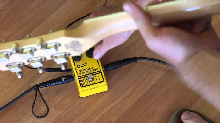 DOD 250 Overdrive Preamp Demo from 60 Cycle Hum!
