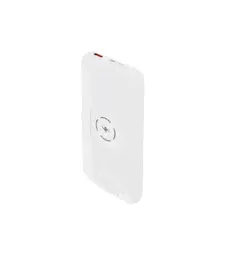 Внешний аккумулятор Rombica NEO Wireless PD White (белый) с логотипом оптом-0