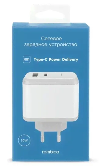 Сетевая зарядка Rombica NEO ZQ2 PD белый-0