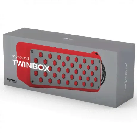 Портативная акустика Rombica mysound BT-S076 Twinbox Red-2