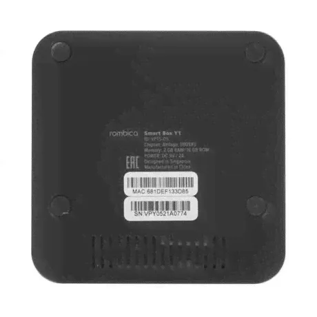 Медиаплеер Rombica Smart Box Y1, Amlogic S905x3, 4K Ultra HD, 2 GB RAM, Bluetooth, Android 9.0-3