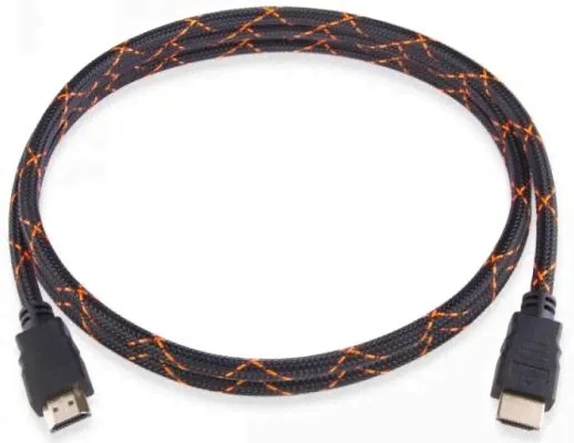 Кабель HDMI 2м Rombica CB-ZX20B круглый черный