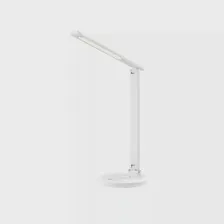 Настольный светильник с беспроводной зарядкой Rombica LED Faros, белый - купить с логотипом на заказ в Москве и СПб | Иллан Гифтс