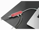 Rombica Разветвитель для компьютера Rombica Type-C Chronos Red (TC-00250) картридер / usb-хаб