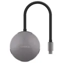 Хаб USB Rombica Type-C Hub Metal USB 3.0 x 4 алюминий серый