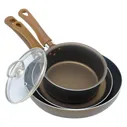 Набор посуды Hi MVN5223651222616/11, 3 предмета + Крышка Rombica myKitchen Cap RSL-001, 3 шт. (1048₽ с бонусами)