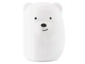 Rombica LED Bear, белый - купить с логотипом на заказ в Москве - Сувенир медиа