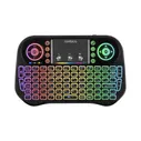 Мини-клавиатура rombica air touch rgb, беспроводная, для тв и пк , usb, touch , черная No brand