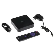 Приставки Смарт ТВ Rombica Приставка Смарт ТВ Rombica TV Mercury, 4К, 1 Гб, 8 Гб, Wi-Fi, USB, HDMI, Android, чёрная