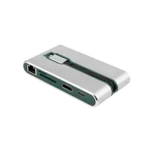 Разветвитель Rombica Type-C Hermes Green (TC-00255)