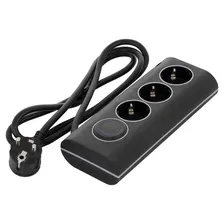 Сетевой фильтр Rombica Neo WC3 PSE-001, 3 розетки, 1,5 м, Black