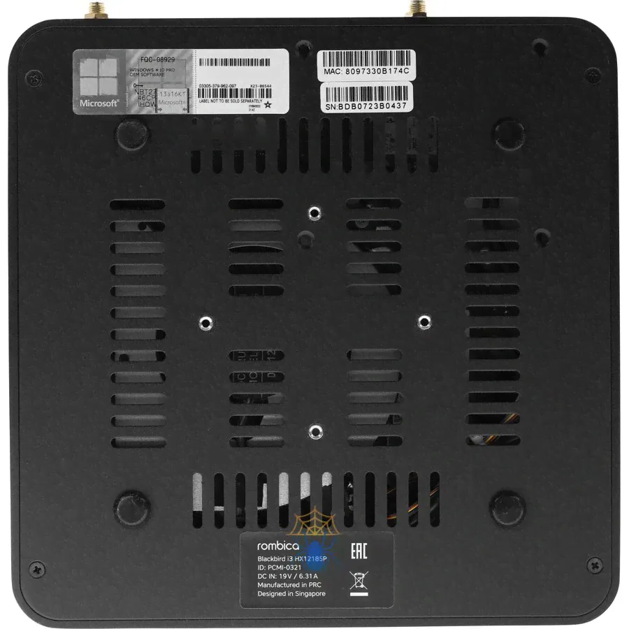 Неттоп Rombica Blackbird i3 HX12185P PCMI-0321-0
