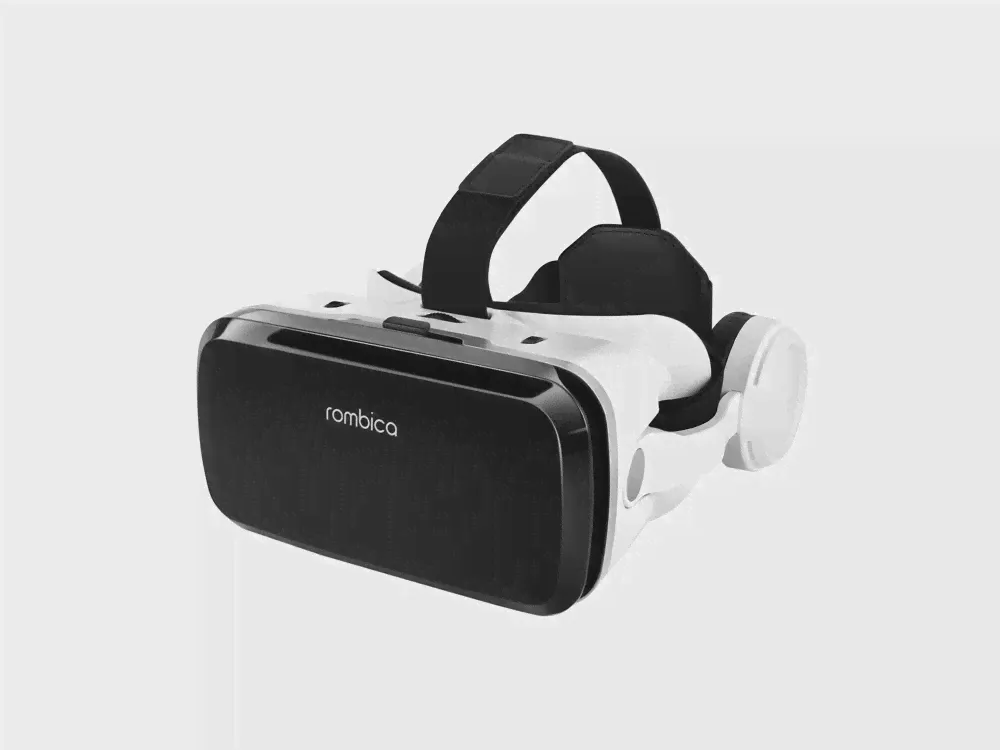Очки VR с беспроводными наушниками Rombica VR XPro, белые / черные - купить с логотипом на заказ в Москве и СПб | Иллан Гифтс-0