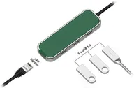 Rombica USB Type-C Хаб Rombica Type-C Chronos. Цвет: зеленый (tc-00252) картридер / usb-хаб