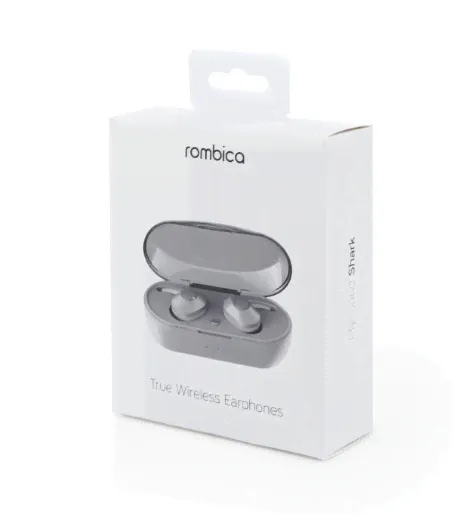 Gogen Гарнитура ROMBICA Mysound Shark, Bluetooth, вкладыши, серый [bt-h034] наушники