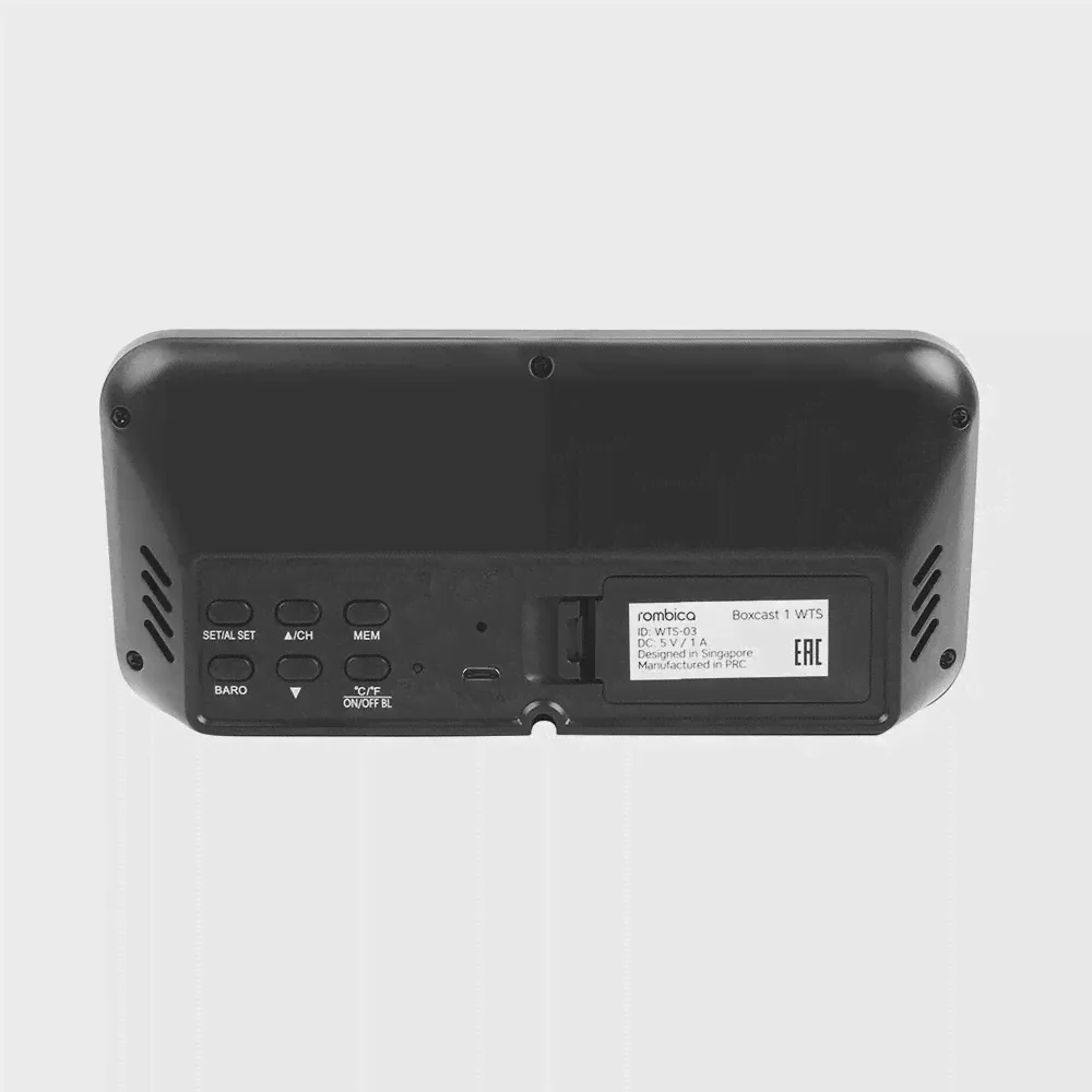 🛍 Метеостанция с внешним датчиком Rombica BoxCast 1 WTS ( WTS-03 )-2
