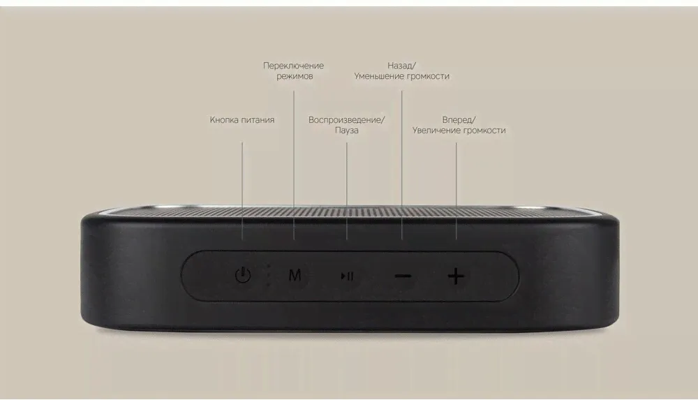 Rombica Портативная колонка ROMBICA Mysound Moon, 20Вт, черный [bt-s042] портативная колонка-2