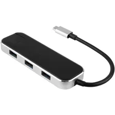 Купить Хаб USB Rombica Type-C Chronos Black с нанесением логотипа