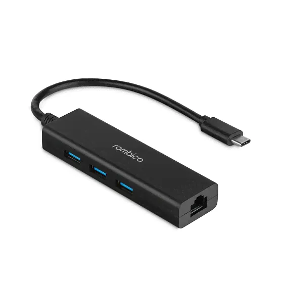 Rombica Type-C Hub Lan-0