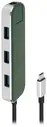 Rombica USB Type-C Хаб Rombica Type-C Chronos. Цвет: зеленый (tc-00252) картридер / usb-хаб