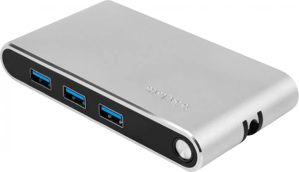 USB хаб Rombica Type-C Hermes, черный
