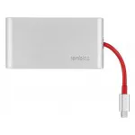 Хаб USB Rombica Type-C Hermes Red-1